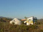 Yurt accommodation in Andalucia, Spain