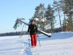 Snowshoeing holiday in Finland