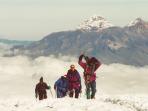 High altitude charity trek in Ecuador