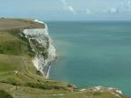 White cliffs of Dover walking holiday in Kent, England