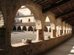 Pilgrim's walk in Italy