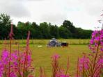Kent Downs campsite in Kent, England 
