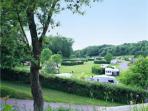 Newton Abbot caravan and campsite in Devon, England