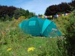 South Downs eco campsite, England 