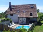 Normandy self catering farmhouse with pool, France