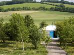South Downs Mongolian yurt stay, England 