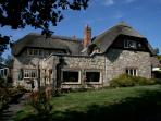 Isle of Wight thatched B&B near Yarmouth, England