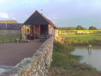 Kent Downs converted holiday barns, England