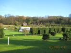 Kent Downs campsite near Faversham, England