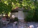 Yurt accommodation near Gaucin, Spain