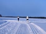 Cross country skiing in Finland