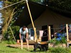 Isle of Wight luxury eco tents, England