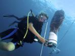 Lionfish spearing marine conservation in Belize