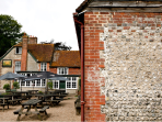 Firle pub with B&B, South Downs, England