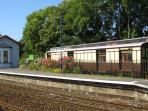 Cornwall railway carriage self catering, England