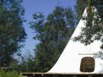 Central Portugal tipi camping holiday