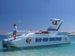 Glass bottom boat tours, Ningaloo Reef, Western Australia