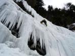 Ice climbing holiday in the French Alps