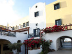 Akrotiri hotel in Santorini, Greece
