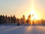 Winter adventure holiday in Finland