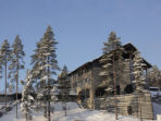 Family winter holiday in Finland, Wild Taiga
