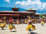 Paro festival holiday in Bhutan