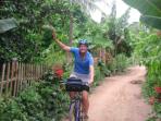 Charity bike ride in Vietnam