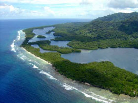 Kosrae scuba diving resort in Micronesia 