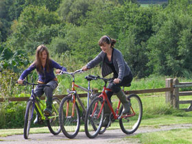 Borrow free farm bikes for local trips or just for kids to use around the farm