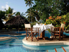 Diani Beach luxury hotel, Kenya