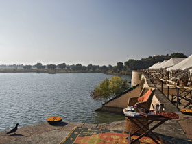 Chhatra Sagar luxury camp in Rajasthan, India