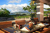 Dining by the beach