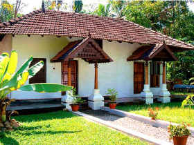 Backwaters accommodation in Alleppey, Kerala, India