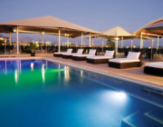 Pool at night