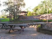 fire pit, Self-catering Sunshine Coast ecolodge, Queensland