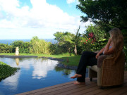 lotus pond, Maui self-catering ecolodge, Hawaii
