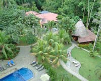 Ariel view of the accommodation grounds