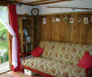 Self catering cabin, Dordogne_sofa