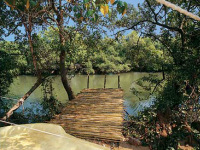 Goa luxury camping accommodation, Sea breeze_bridge