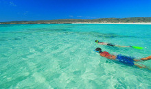 Turquoise Bay Ningaloo Marine Park Snorkellers, Western Australia