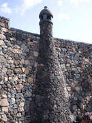 Charco de Palo nudist village sculpture, Lanzarote. Photo by Nick Haslam