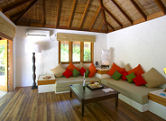 Living area, Maldives luxury resort