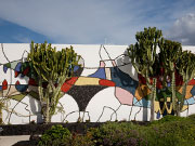 Cesar Manrique wall, Lanzarote. Photo by Nick Haslam