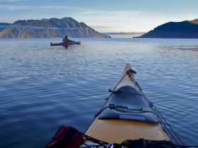 Sea kayaking in Patagonia, Chile