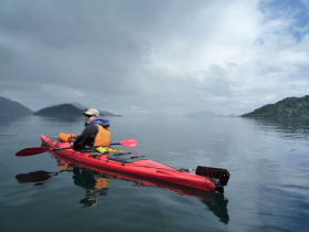 Sea kayaking in Patagonia, Chile