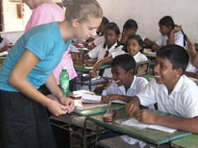 Teach children in Sri Lanka