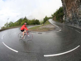 Cycling holiday in the Alps, France