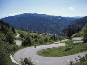 Cycling holiday in the Alps, France