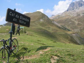 Cycling holiday in the Alps, France
