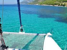 Sailing by the Peljesac Peninsula